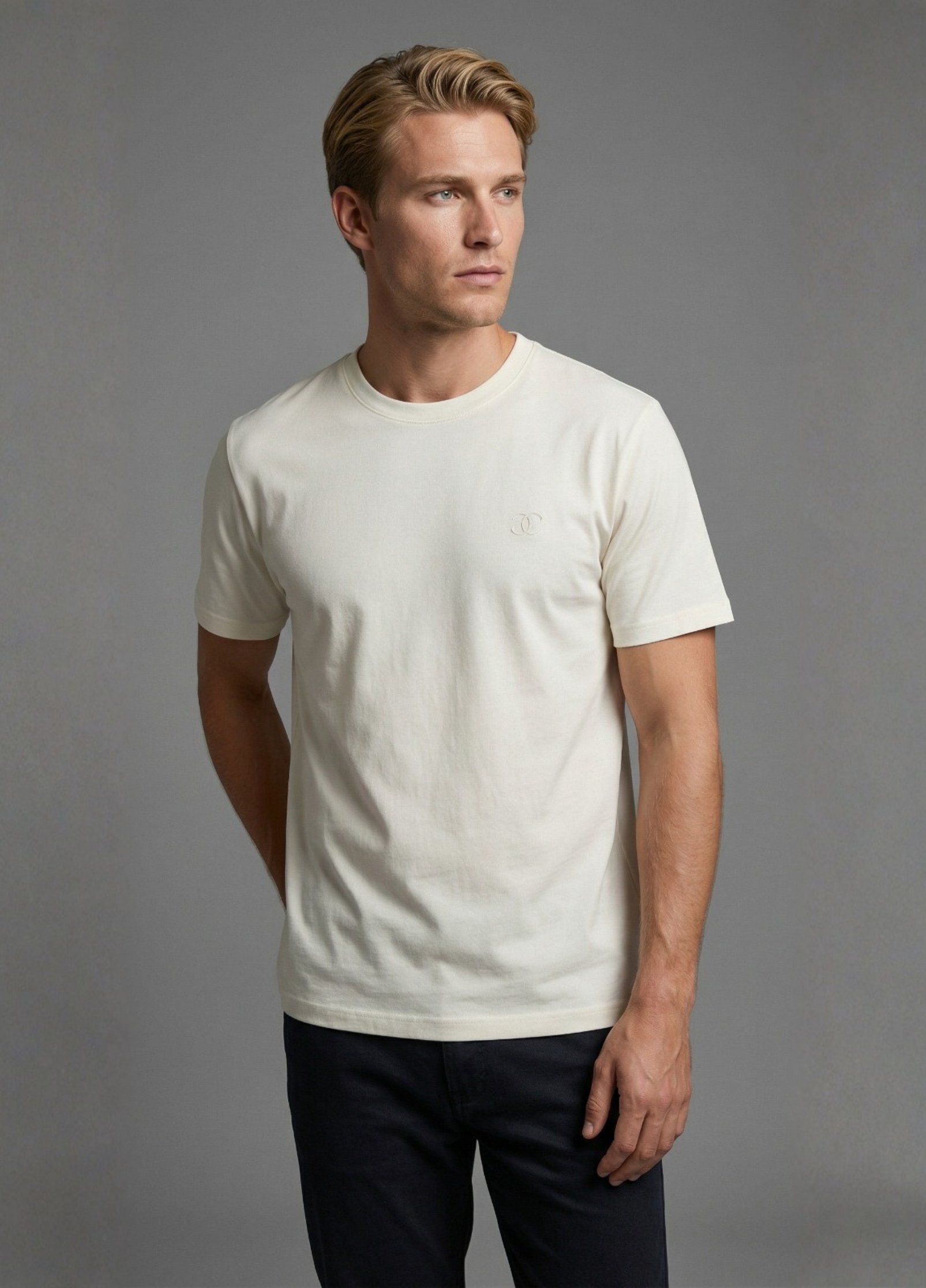 Ekru Basic T-Shirt